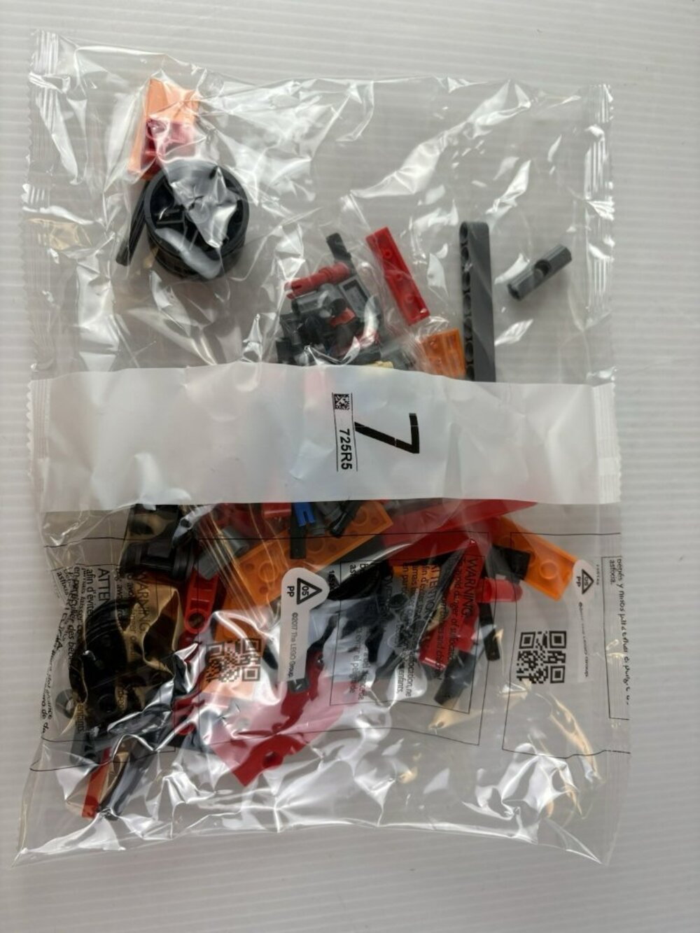 Lego Technic Ford Bronco 42213 REPLACEMENT BAG 7 SEALED